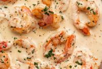 Velvety Garlic Shrimp