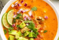 Whole30 Instant Pot Slow Cooker Chicken Guilt-Free Tortilla Soup