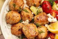 Zesty Greek Chicken Meatballs