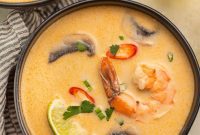 Tom Kha Goong: Creamy Thai Coconut Shrimp Delight