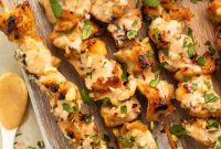 Effortless Chicken Satay with Creamy Peanut Sauce