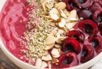 Wholesome Cherry Smoothie Bowl Vegan Paleo