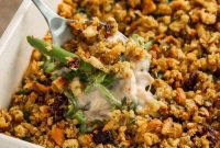 Ultimate Creamy Chicken and Stuffing Bake