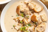 Everything Bagel Chicken Chowder