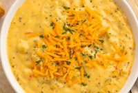 Velvety Vegan Broccoli Cheddar Soup