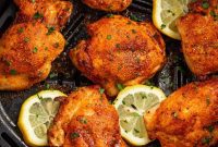 Juicy Air Fryer Boneless Chicken Thighs