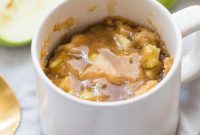 Paleo Caramel Apple Mug Cake
