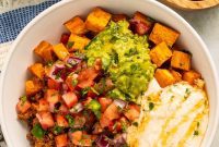 Hearty Southwest Beef Bowl with Cottage Cheese Queso