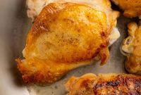 Golden-Crisp Juicy Chicken Thighs