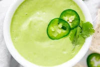 Creamy Avocado Salsa No Tomatillos