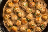 Creamy Marry Me Chicken Meatballs