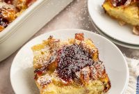 Sweet and Savory Monte Cristo French Toast Casserole