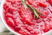Instant Pot Cranberry Sauce with Apple & Rosemary: Whole30, Paleo & Sugar-Free Perfection
