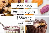 Food Blog Income and Traffic Breakdown: October 2017