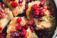 Sweet and Tangy Whole30 Cranberry Chicken