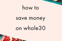Thrifty Whole30 Your Wallet Friendly Guide