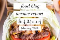 February 2018 Food Blog Income and Traffic How Being Visible Boosted My Results
