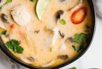 Divine Tom Kha Gai Creamy Coconut Chicken Soup