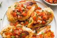 Delicious Bruschetta Chicken Whole30 Paleo Low Carb Recipe