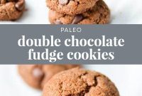Decadent Paleo Double Chocolate Fudge Cookies