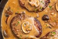 Simple Salisbury Steak with Mushroom Gravy for Whole30 Paleo and Low Carb Diets