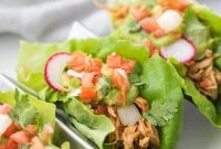 Delicious Low Carb Chicken Lettuce Wraps Paleo Whole30 Keto