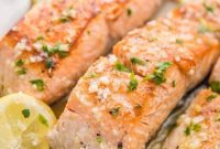 Zesty Lemon Garlic Salmon Wholesome Goodness
