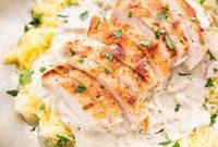 Spaghetti Squash Alfredo: Paleo & Dairy-Free Chicken Perfection