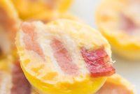Velvety Oven Baked Egg Bites with Crispy Bacon (Whole30, Paleo)