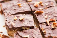 Decadent Paleo Vegan Turtle Bars