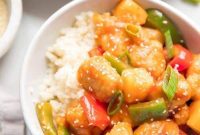 Clean Eating Sweet and Sour Chicken