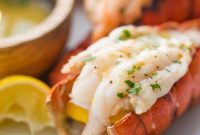 Easy Broiled Lobster Tails with Garlic Butter Sauce