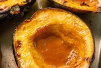 Sweet Maple Roasted Acorn Squash Bliss