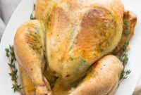 Tender Garlic Butter Slow Cooker Whole Chicken with Velvety Gravy