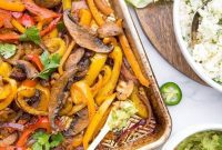 One-Pan Vegetarian Fajita Bake