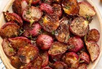 Roasted Radishes with Nutty Garlic Butter