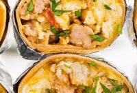 Effortless Freezer Breakfast Burrito Meal Prep