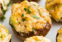 Delectable Crab-Filled Mushroom Caps