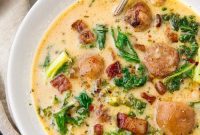 Hearty Whole30 Crockpot Zuppa Toscana
