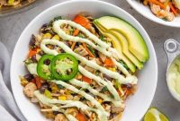 Deconstructed Southwest Egg Roll Bowl