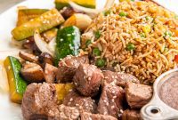 Sizzling Hibachi Steak and Rice Feast