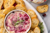 Baked Cranberry Brie Dip