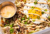 Whole30 Keto Paleo Egg Roll Bowl Meal Prep