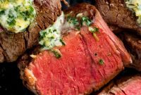 Perfect Sous Vide Filet Mignon with Garlic Herb Butter