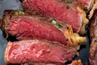 Perfectly Tender Sous Vide Ribeye with Garlic Herb Butter