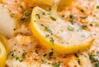 Zesty Lemon Garlic Baked Fish