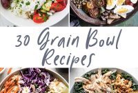 30 Vibrant Grain Bowl Ideas