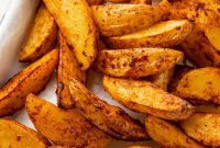 Crispy Golden Air Fryer Potato Wedges