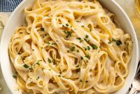 Light and Creamy Cottage Cheese Alfredo