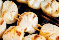 Smoky Sweet Grilled Scallops